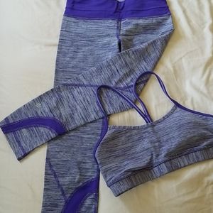 Lululemon bra and pant (a pair)